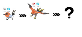 Bird flying question mark background - pokemon free wallpaper