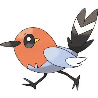 Bird black white red orange - a character portrait free wallpaper
