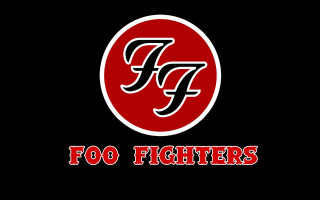 Red black logo foo fighters - figurativism free wallpaper