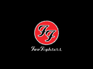 Red black logo foo fighters 2 - figurativism free wallpaper