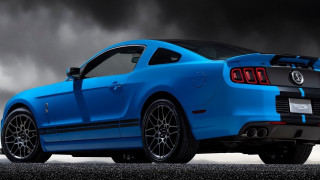 Blue mustang 6 - matte finish free wallpaper for desktop