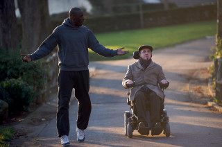 Man pushing wheelchair hat jacket - a path free wallpaper