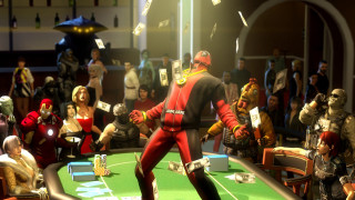 Man red suit poker game 2 - costume free wallpaper