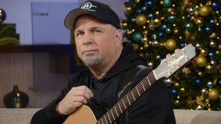 Christmas old man guitar reindeer - a couch holding free wallpaper