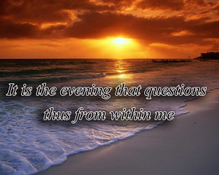 Sunset quote evening beach boat - us free wallpaper