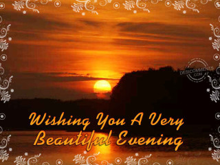 Sunset lake beautiful evening quote - evening free wallpaper