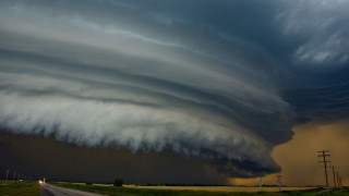 Storm cloud road distance sky - daniel lieske free wallpaper