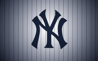 Yankees logo baseball uniform wallpaper - international typographic style free wallpaper for desktop