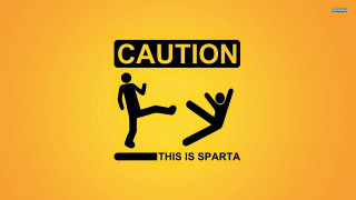 Yellow sign kick person air - a yellow sign free wallpaper