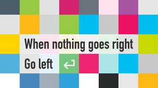 Colorful background quote says inspirational - left free wallpaper