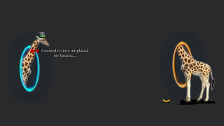 Giraffe blue ring quote hat - a blue ring free wallpaper