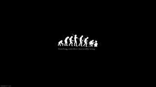 Black background white silhouette man 3 - charles martin free wallpaper