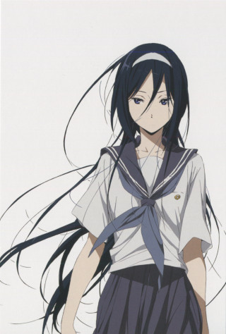 Aguri uchida school uniform portrait 2 - a white shirt free wallpaper