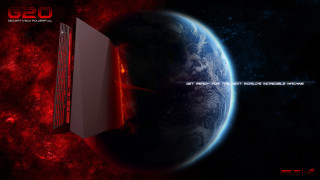 Computer red background red light - bedwyr williams free wallpaper