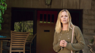 Woman outside house pink purse - carey morris free wallpaper