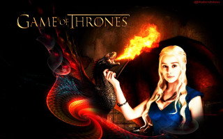 Woman holding wand dragon fireball - top of it free wallpaper
