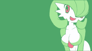 Green derf pokemon shiny happy - a white outline free wallpaper