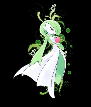 Alice prin green dress black - swirl free wallpaper