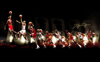 Basketball players line ball air 2 - a group of basketball players free wallpaper