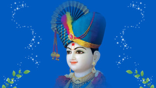 Statue blue hat blue background - a statue of a person free wallpaper
