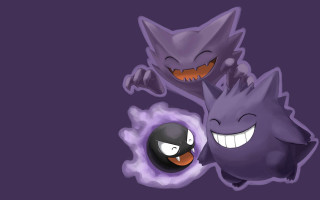 Two pokemons standing eyes closed - concept art free wallpaper
