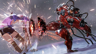 Animated characters fighting video game - a purple shirt free wallpaper