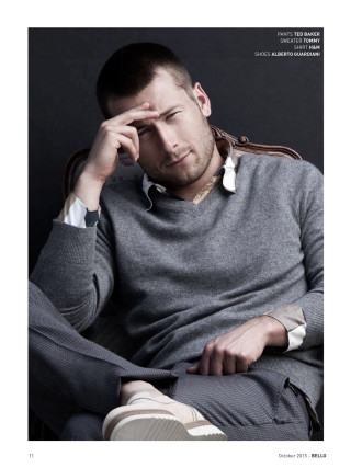 Man chair hand head sweater - tachisme free wallpaper