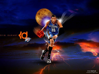 Basketball player running lightning full - dave arredondo free wallpaper