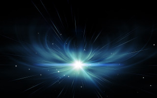 Blue starburst black background stars - the sky in the background free wallpaper