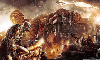 Man motorcycle monster city flames - a motorcycle next free wallpaper