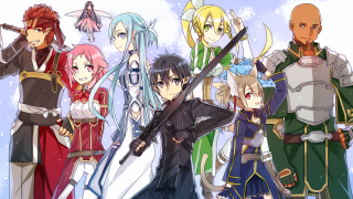 Anime characters snow covered ground - ground free wallpaper