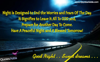 Road sky quote night worries - a sky background and a quote free wallpaper