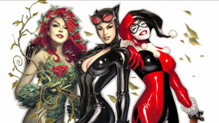 Catwoman costumes masks two women - a rose free wallpaper