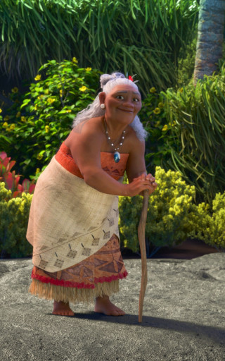Woman skirt stick smiling camera - primitivism free wallpaper