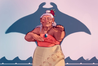 Woman skirt red top giant - a woman in a skirt free wallpaper