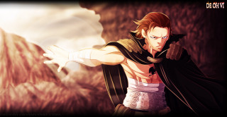 Man cape sword mountain fantasy - cel free wallpaper for desktop