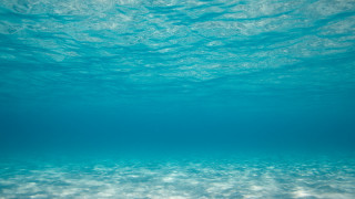 Blue ocean clouds boat water - the water below free wallpaper