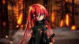 Girl red hair black outfit - red hair free wallpaper