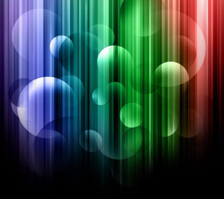 Colorful background circles lines pattern - beeple free wallpaper