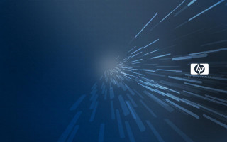 Blue background white black logo 3 - dynamic free wallpaper