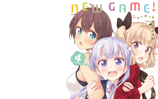 Anime girls colored hair blue - a cat ear free wallpaper