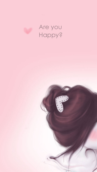 Woman bow pink background heart - a pink heart free wallpaper