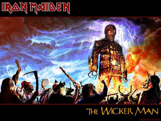Man crowd giant head arms - metal free wallpaper
