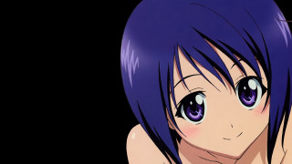Girl purple hair big eyes - purple hair free wallpaper for desktop