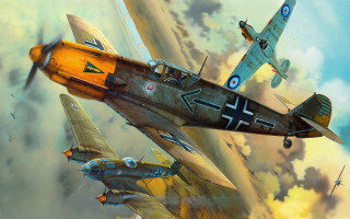 Fighter jets flying sky painting - fighter jet free wallpaper