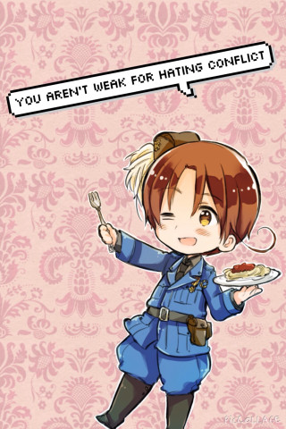 Cartoon character holding plate food 2 - a plate of food free wallpaper