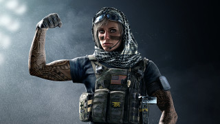 Woman tattoo scarf military knife - muscular free wallpaper
