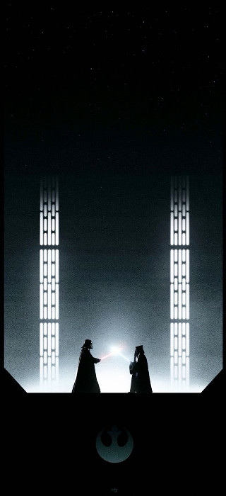 Couple standing window lights star - edward george handel lucas free wallpaper