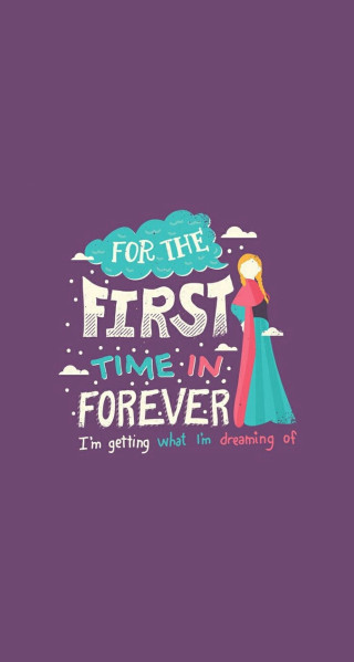 Purple background quote first time - a blue dress free wallpaper