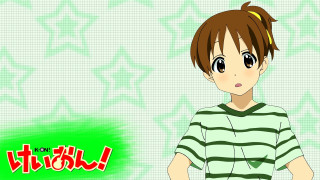 Young man striped shirt green - striped free wallpaper
